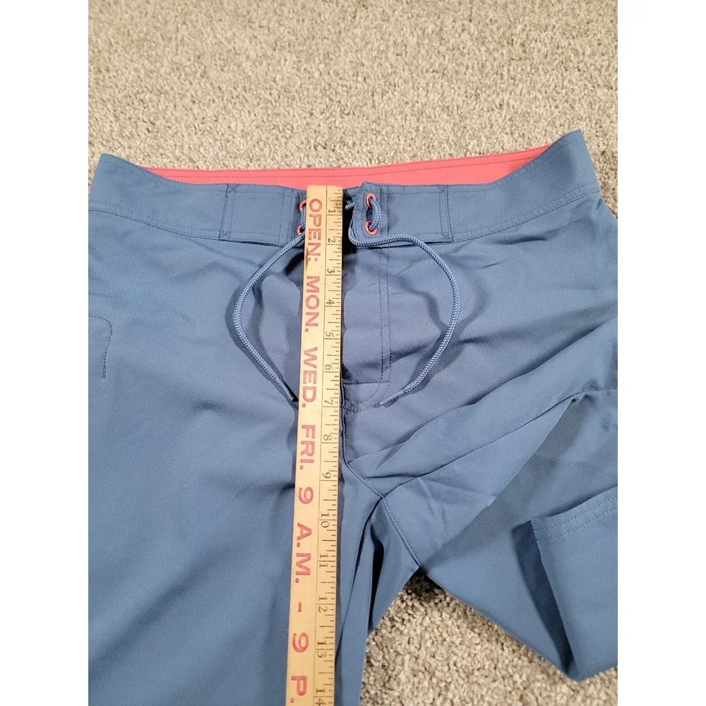 Vineyard Vines Mens Swim Trunks Size 30 Waist Light Blue Adjustable Drawstring